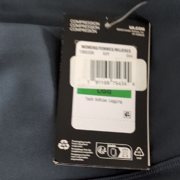 Under Armour Slate (Blue Grey) Performance Leggings Large - Picture 3 of 8